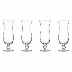 Royal Leerdam 4-Piece Blue Hawaii Glass Set 440ml