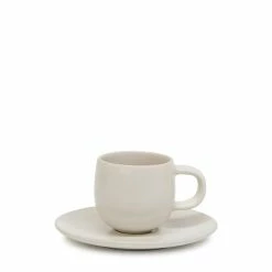 Salt & Pepper Salt & Pepper Hue Espresso Cup & Saucer Stone