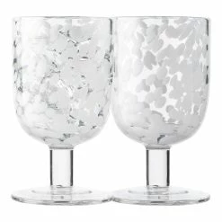 Ecology Samara Set Of 4 Goblets 280ml White