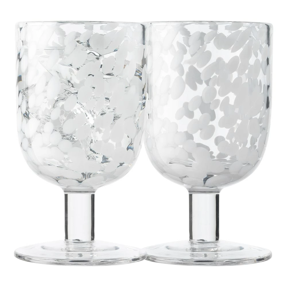 Ecology Samara Set Of 4 Goblets 280ml White