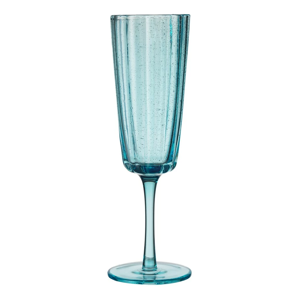Ecology Adrift Set Of 4 Flutes 210ml Blue