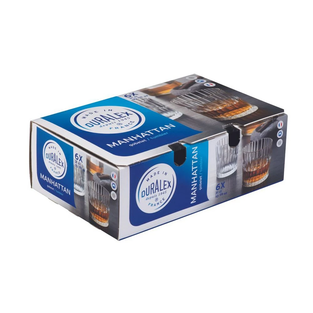 Duralex Manhattan Set Of 6 Tumbler Glasses 310ml - Image 4