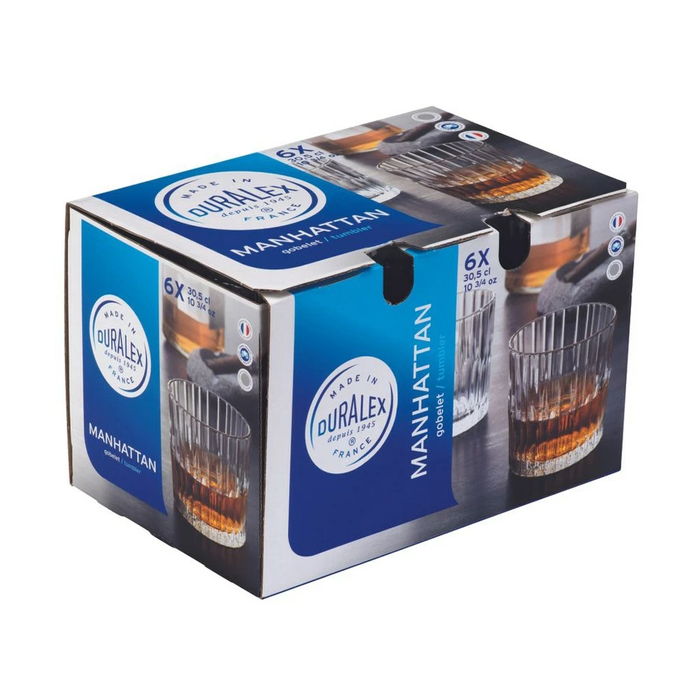 Duralex Manhattan Set Of 6 Highball Glasses 305ml - Image 4