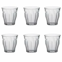 Duralex Picardie Set Of 6 Tumbler Glasses 130ml