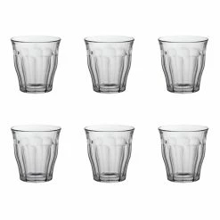 Duralex Picardie Set Of 6 Tumbler Glasses 160ml