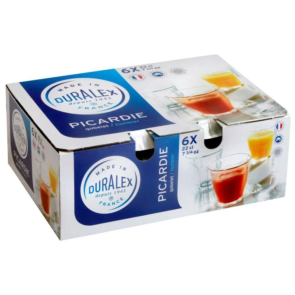 Duralex Picardie Set Of 6 Tumbler Glasses 220ml - Image 2