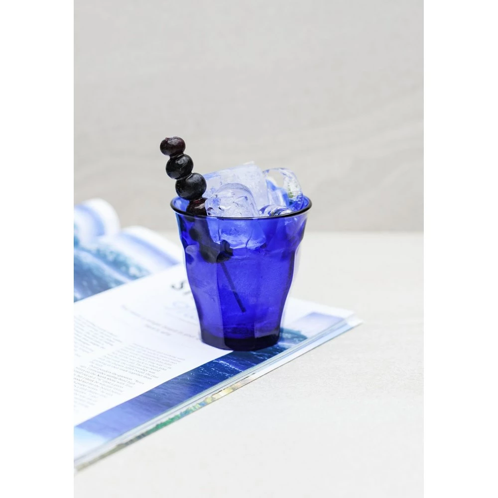 Duralex Picardie Set Of 6 Tumbler Glasses 250ml Blue - Image 2