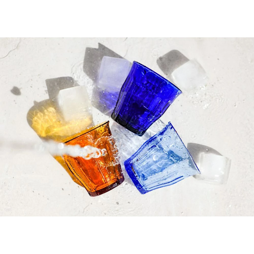 Duralex Picardie Set Of 6 Tumbler Glasses 250ml Blue - Image 4