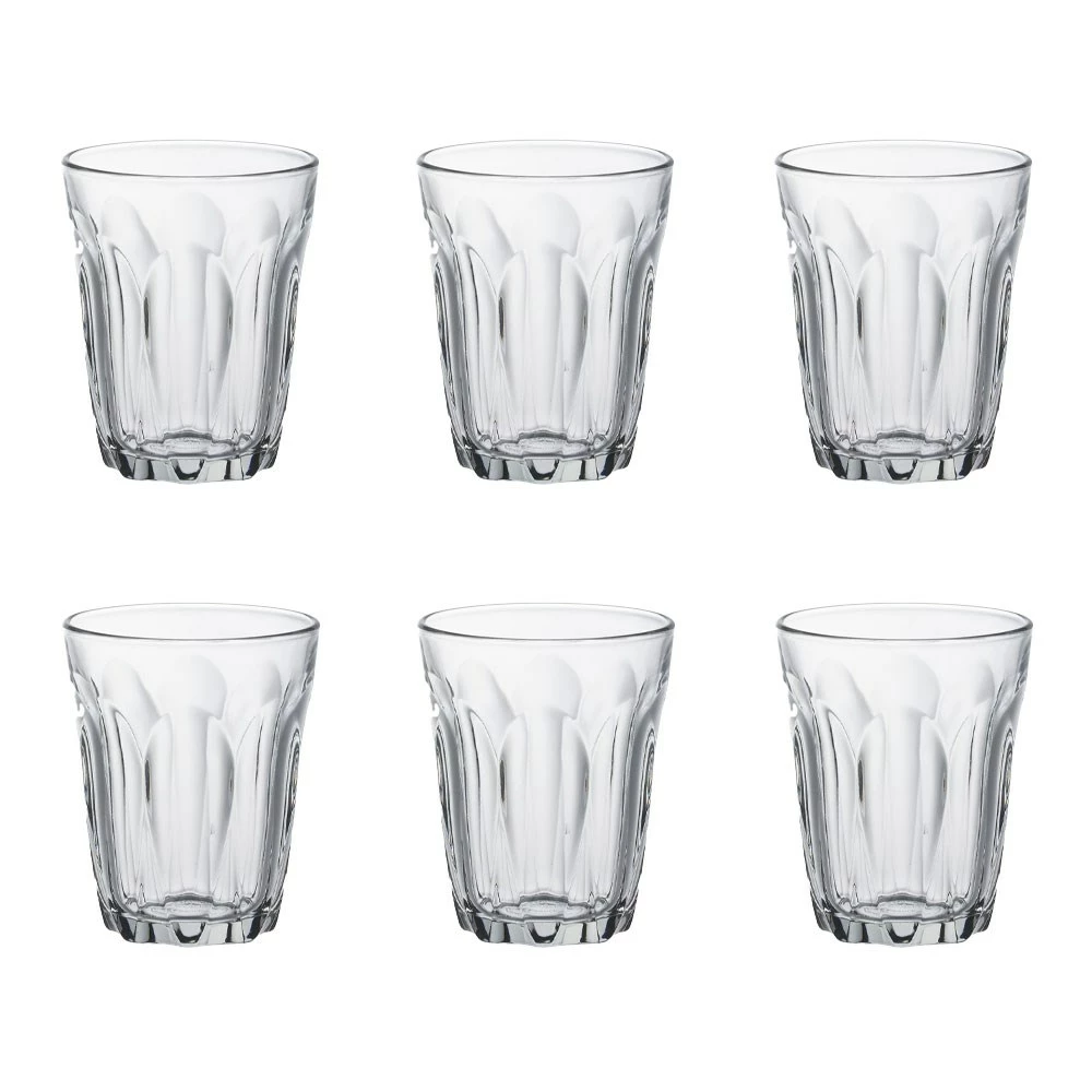 Duralex Provence Set Of 6 Tumbler Glasses 130ml