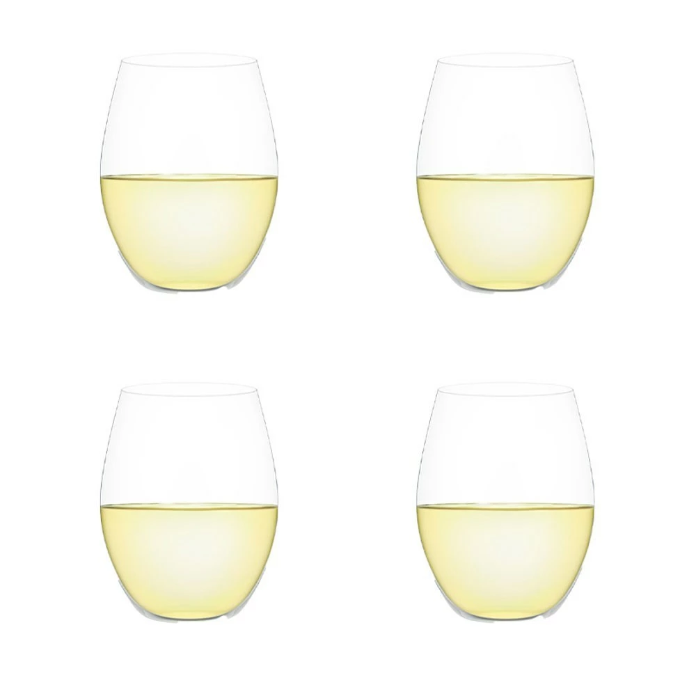 Plumm Outdoors Set Of 4 Stemless White Wine Glasses - Image 5