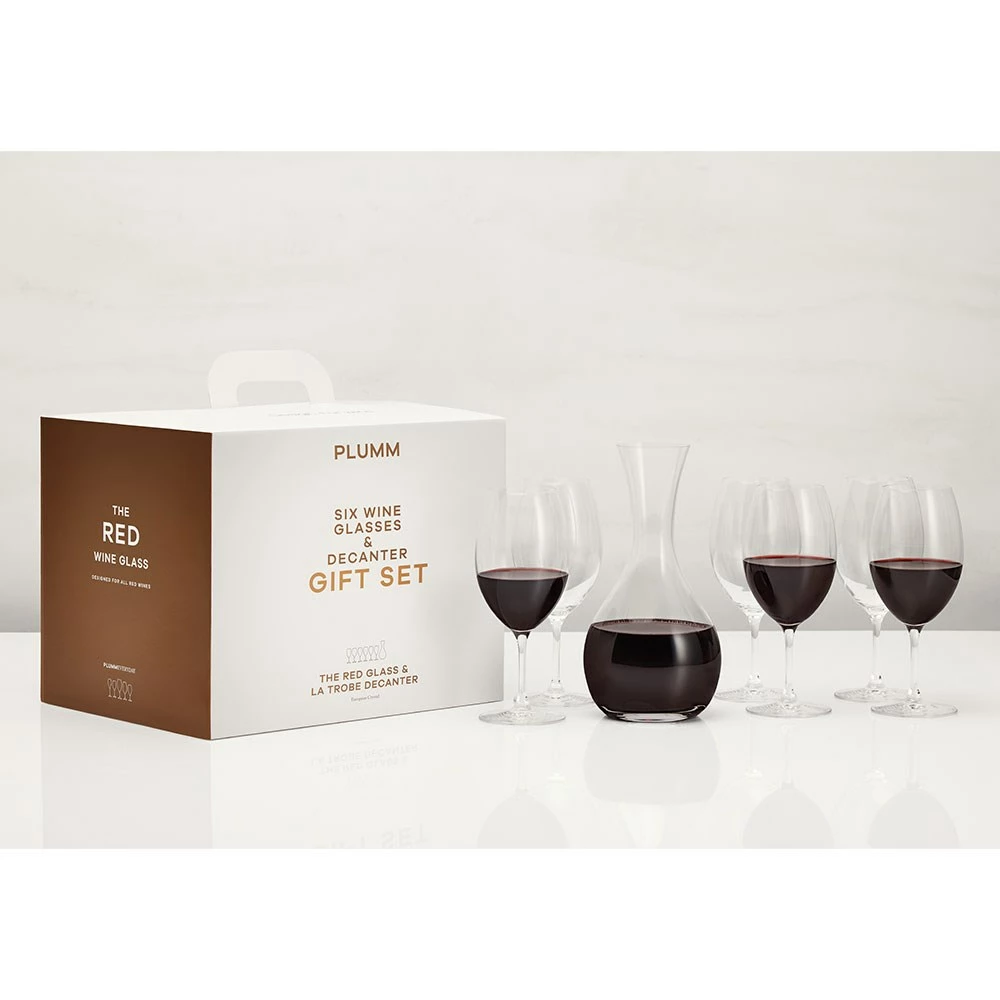 Plumm Everyday The Red Glass & La Trobe 7 Piece Decanter Gift Set - Image 2