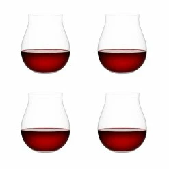 Plumm Set Of 4 Steamless Red B+ Wine Glasses 670ml