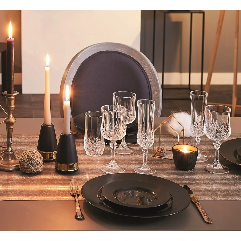 Cristal D'Arques Paris Cristal D'Arques Paris Longchamp Set Of 6 Stem Glasses 170ml - Image 5