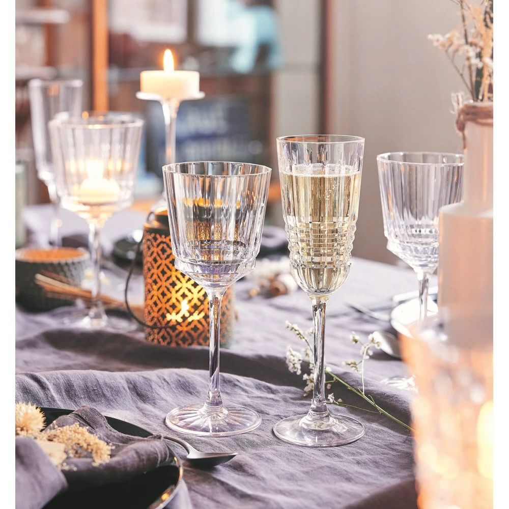 Cristal D'Arques Paris Cristal D'Arques Paris Macassar Set Of 6 Stem Glasses 350ml - Image 5