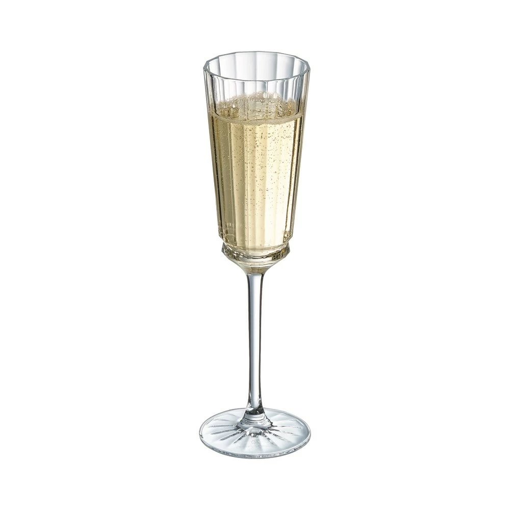 Cristal D'Arques Paris Cristal D'Arques Paris Macassar Set Of 6 Flutes 170ml - Image 2