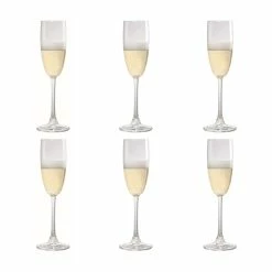 Cellar Tonic 6 Piece Flute Glass Set 240ml