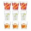 Cellar Tonic 18-Piece Facet Glass Tumbler Set
