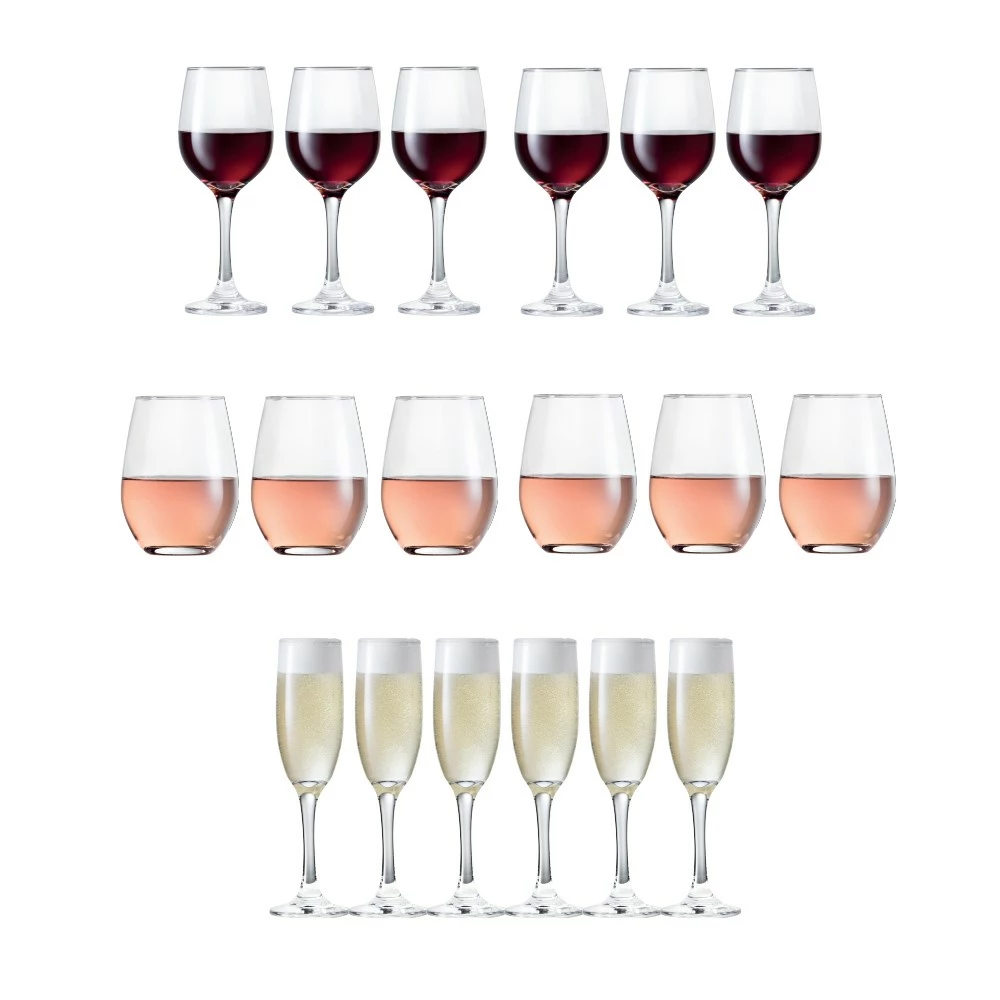 Cellar Tonic 18 Piece Wine Party Glassware Set - Image 2
