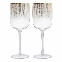 Ladelle Twinkle Set Of 2 Wine Glasses 400ml
