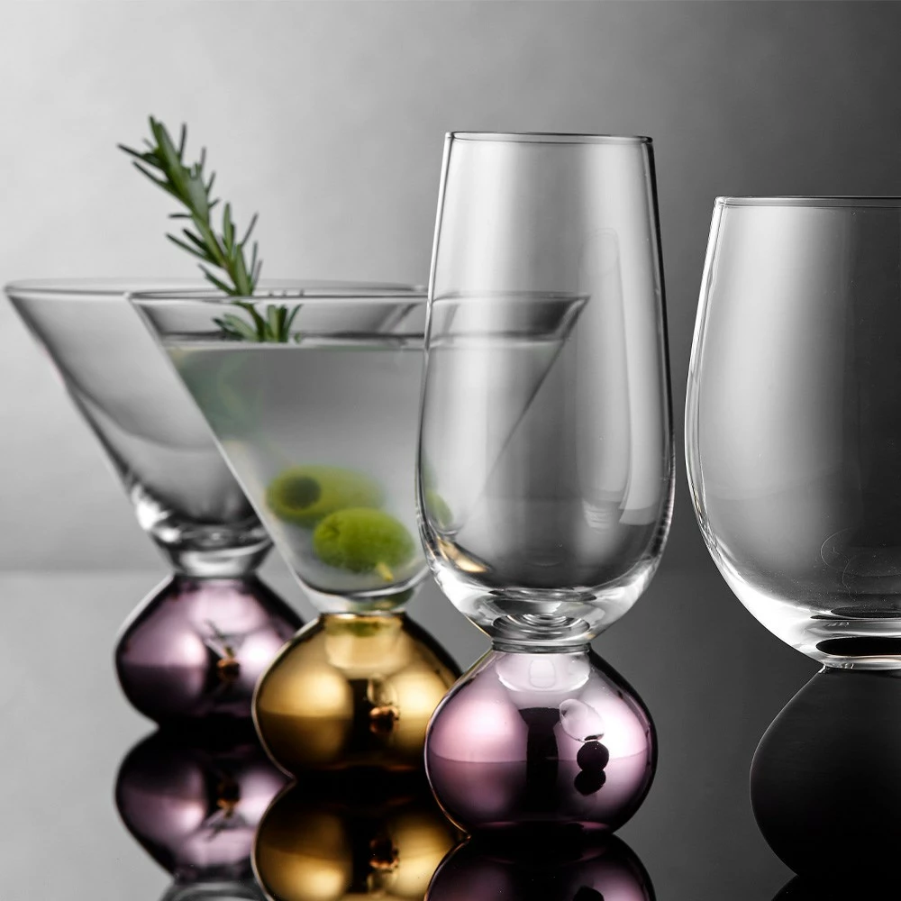 Tempa Astrid Set Of 2 Martini Glasses Rose - Image 4