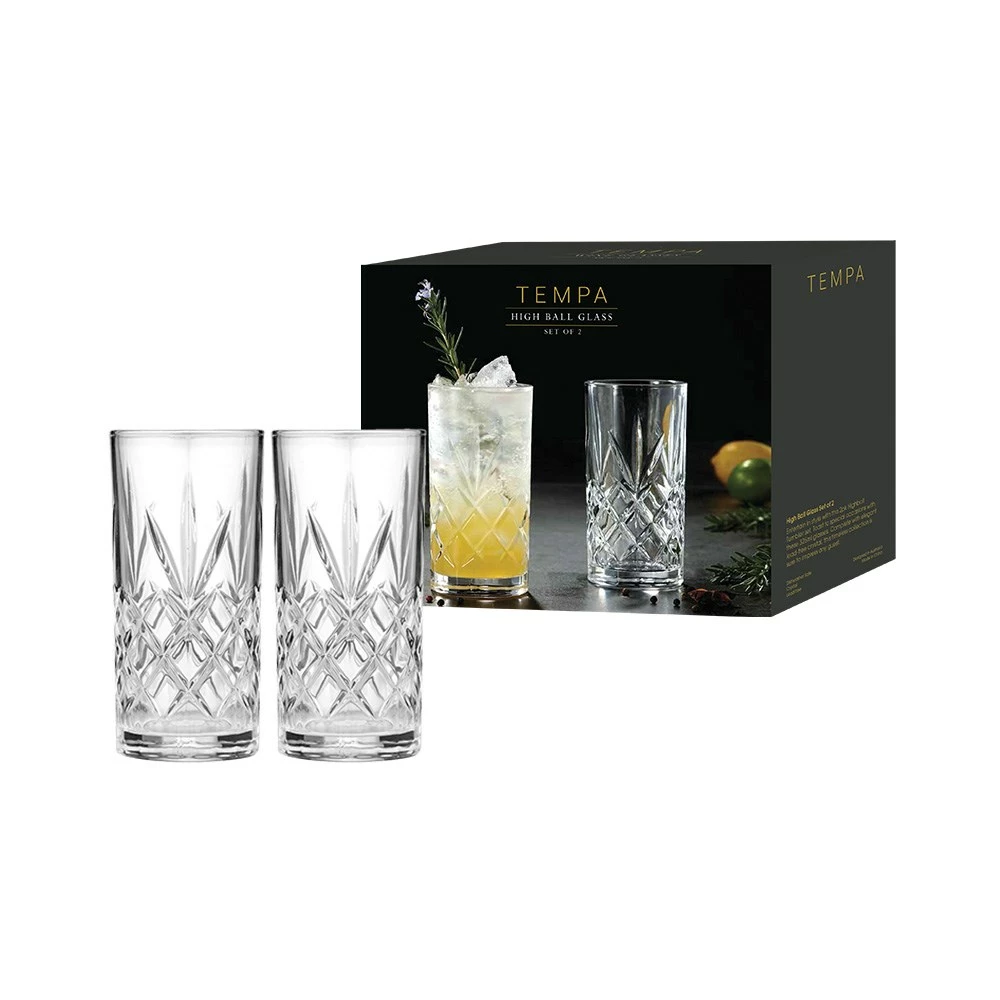 Tempa Ophelia Set Of 2 Highball Glasses - Image 2
