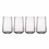 Tempa Esme Set Of 4 Crystal Highball Tumblers Blush