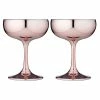 Tempa Aurora 2 Piece Coupe Glass Set 220ml Rose