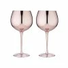 Tempa Aurora 2 Piece Gin Glass Set 600ml Rose