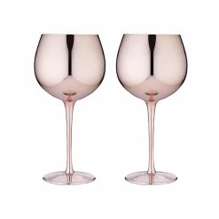 Tempa Aurora 2 Piece Gin Glass Set 600ml Rose