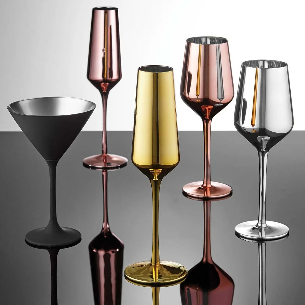 Tempa Aurora Set Of 2 Champagne Glasses Silver - Image 3