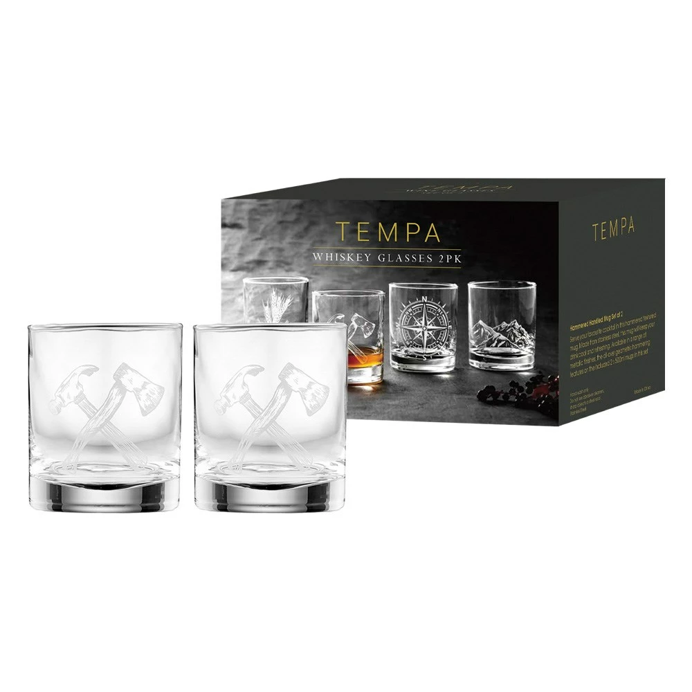 Tempa Atticus Set Of 2 Whisky Glasses Tools - Image 2
