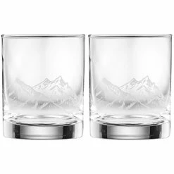 Tempa Atticus Set Of 2 Whisky Glasses Mountain