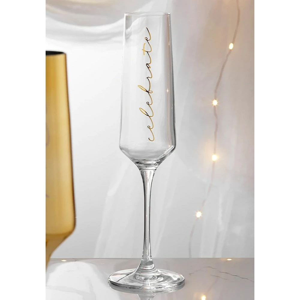 Tempa Celebration Set Of 2 Champagne Glasses Cheers - Image 4