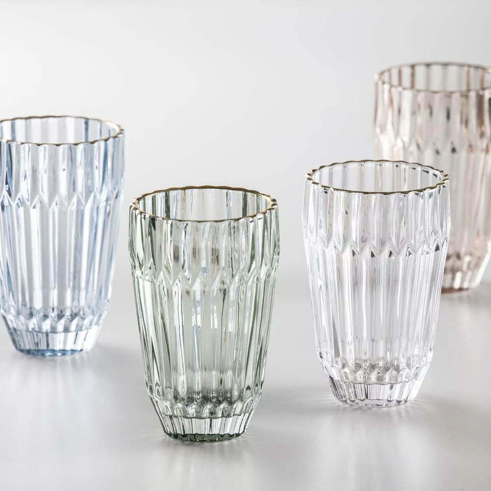 Tempa Amara Set Of 4 Highball Tumbler Coral - Image 3