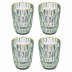 Tempa Amara Set Of 4 Lowball Tumbler Sage