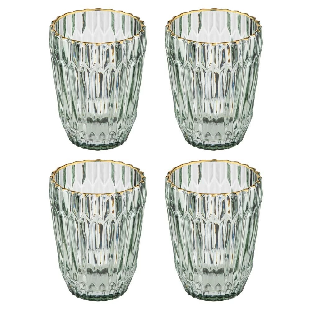 Tempa Amara Set Of 4 Lowball Tumbler Sage