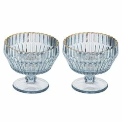 Tempa Amara Set Of 2 Dessert Bowl Blue