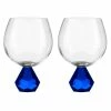 Tempa Zhara Set Of 2 Gin Glasses Sapphire