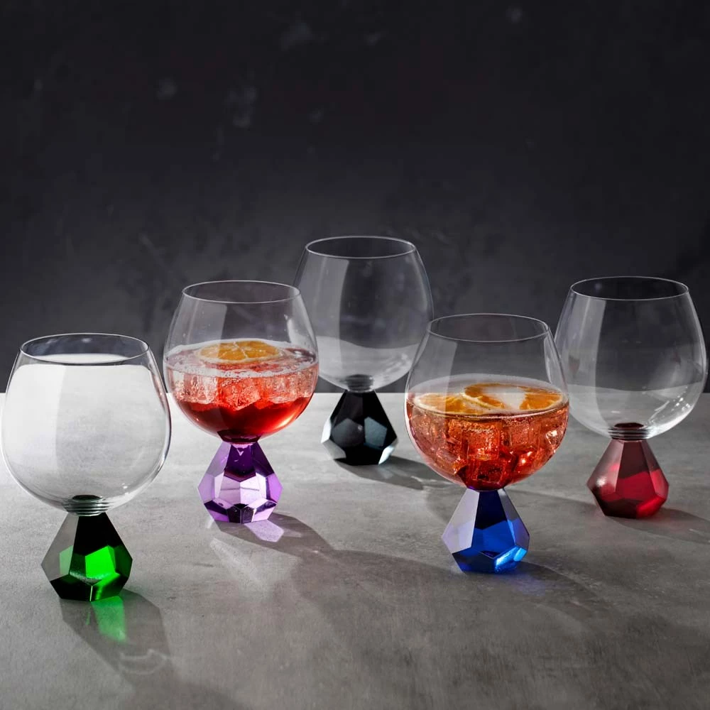 Tempa Zhara Set Of 2 Gin Glasses Sapphire - Image 3