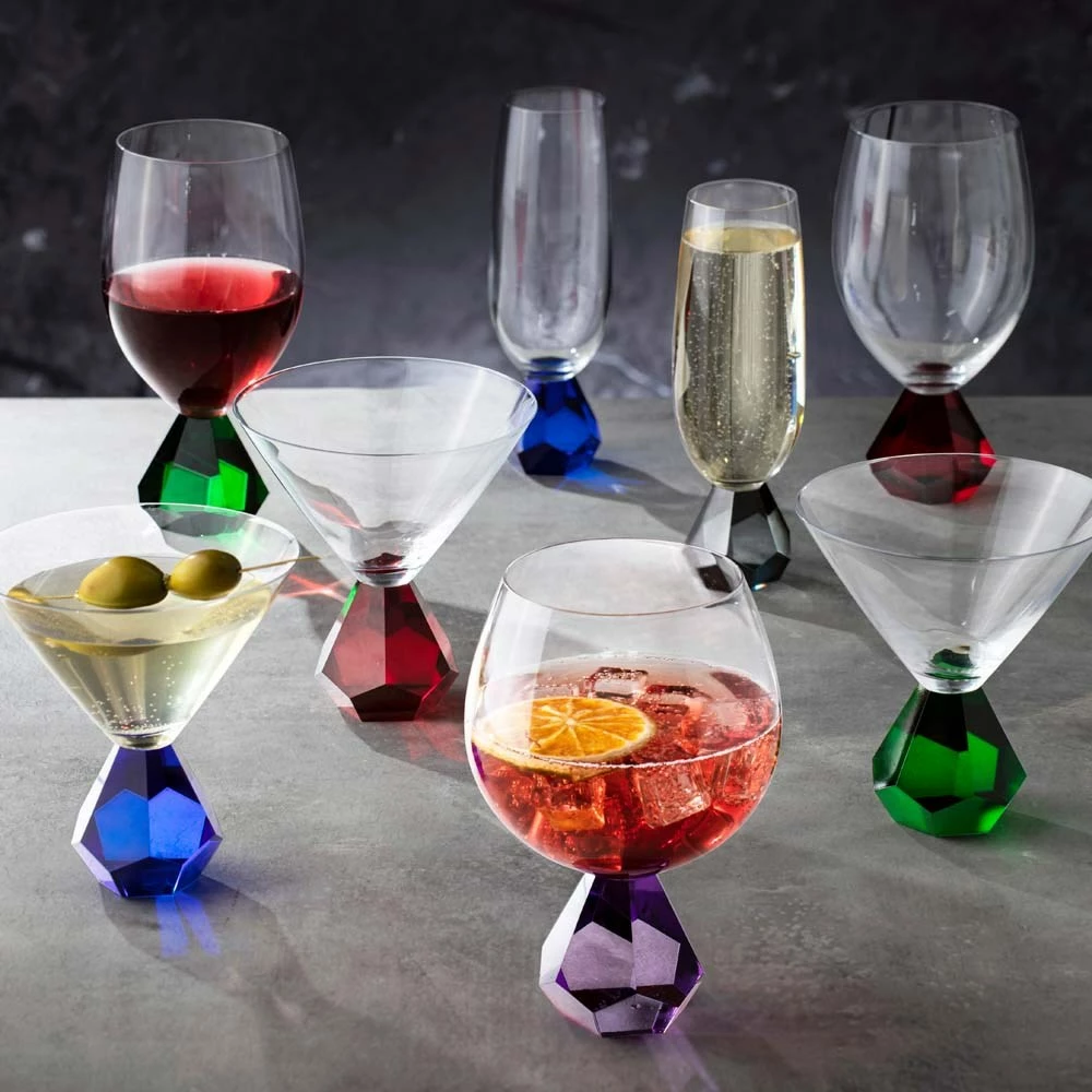 Tempa Zhara Set Of 2 Gin Glasses Sapphire - Image 4