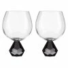 Tempa Zhara Set Of 2 Gin Glasses Onyx