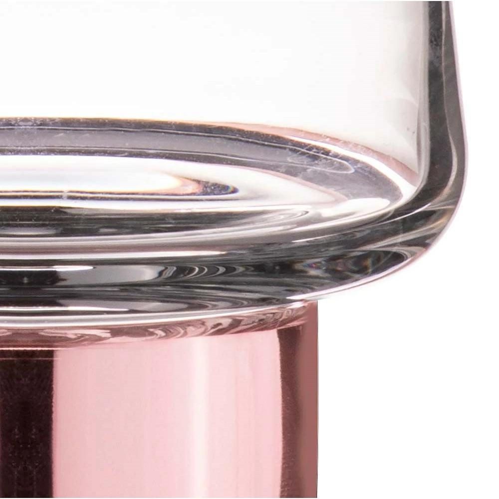 Tempa Aurora Clear Set Of 2 Glass Tumbler Rose - Image 2