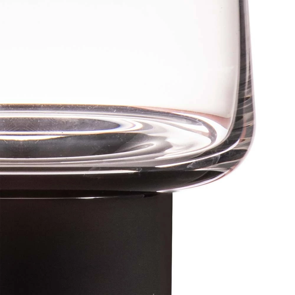 Tempa Aurora Clear Set Of 2 Highball Tumbler Matte Black - Image 2