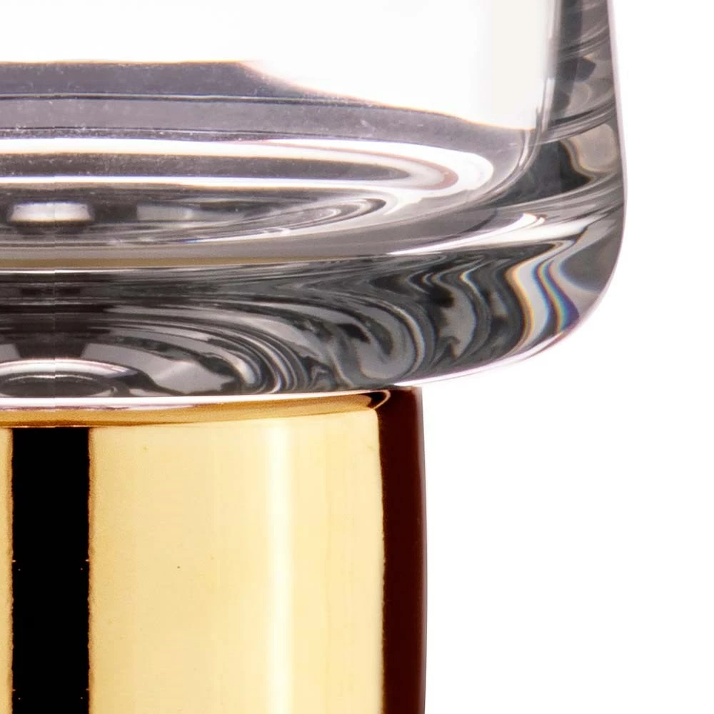 Tempa Aurora Clear Set Of 2 Highball Tumbler Gold - Image 2