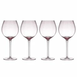 Tempa Esme Set Of 4 Gin Glass Pink