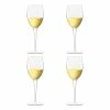 Luigi Bormioli Canaletto White Wine Glass 275ml Set Of 4