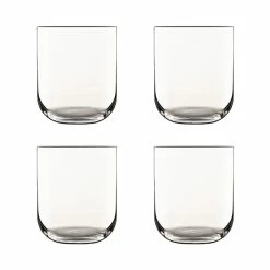 Luigi Bormioli Sublime 450ml Double Old Fashion Tumbler Set Of 4