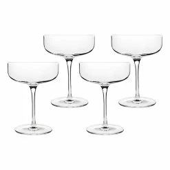 Luigi Bormioli Sublime 300ml Champagne Saucer Set Of 4