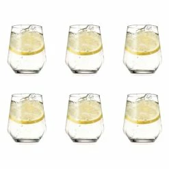 IVV By Noritake Tasting Hour 6 Piece Water Tumbler Glass Set 370ml