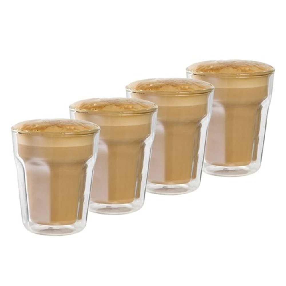 Baccarat Barista Facet Double Wall Glass Medium 345ml Set Of 4